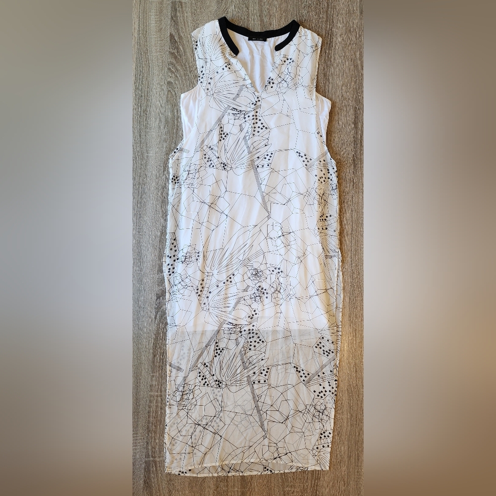Cop.Copine Drake V-Neck Sheer Dress Size 38/8 - Picture 5 of 11